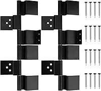 Screw Man 198295 RV Door Friction Hinges (2-Pack Black) - Durable Trailer Screen Door Hinges for Lippert Entry Doors