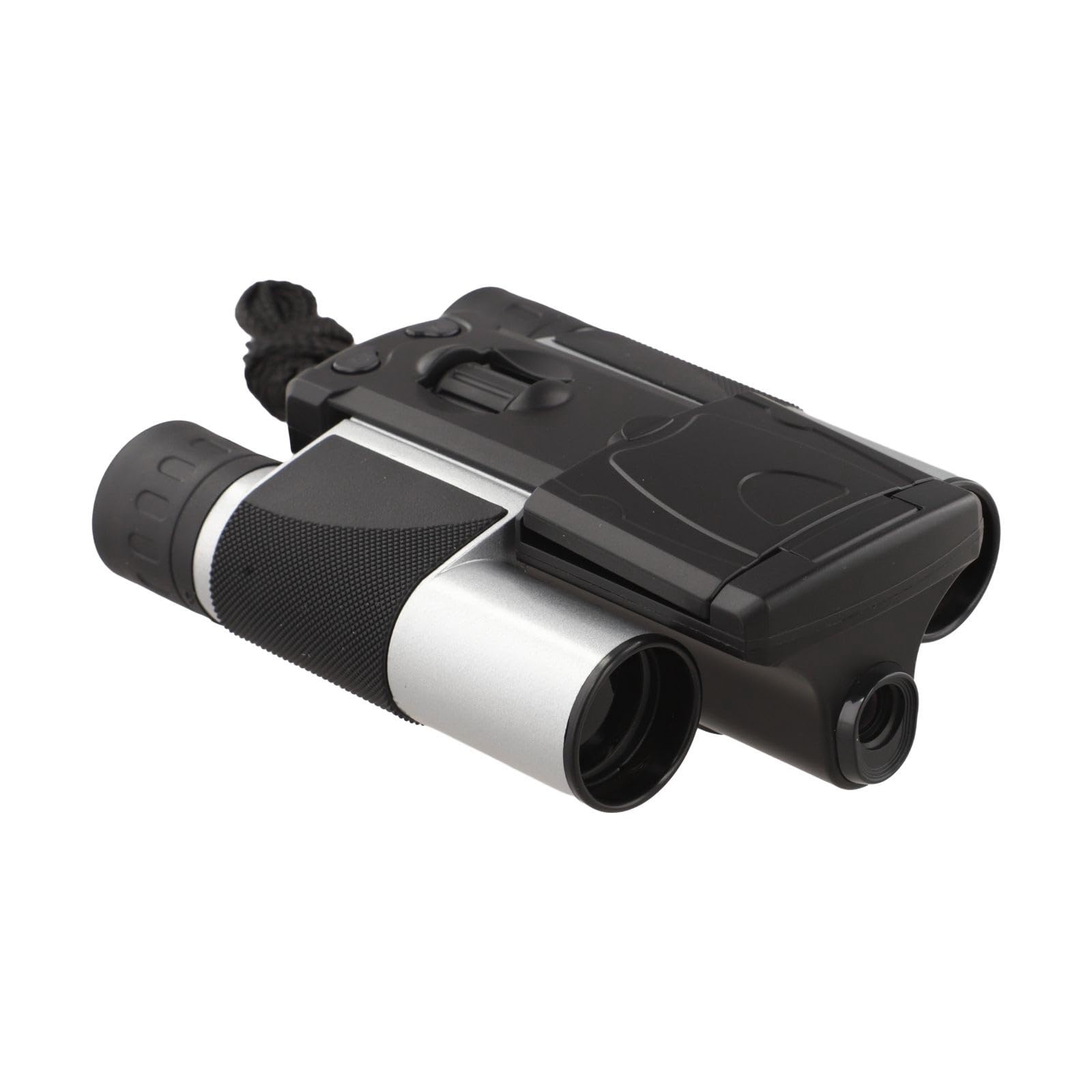 Prismáticos de 10 x 25 pulgadas con cámara fotográfica de 5 MP 1080P y vídeo de 2 pulgadas, gran campo de visión para caza, observación de aves, viajes, color negro