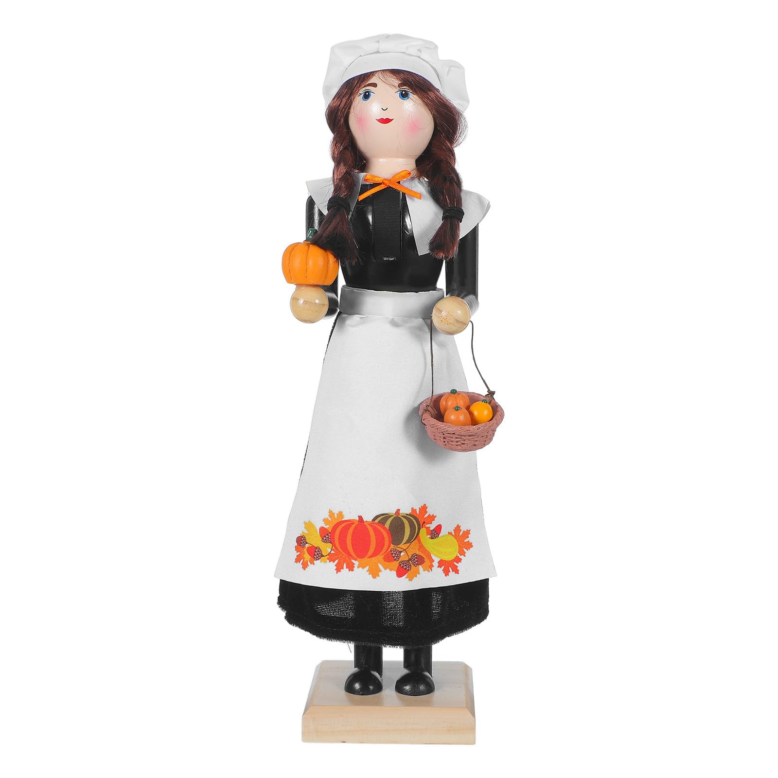 Casse-Noisette en bois miniature : décoration automnale et figurine rustique