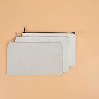 Paquete de 3 bolsas de lona para lápices a gr...