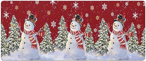 Tapete de baño rojo de Navidad para bañera, antideslizante, de secado rápido y absorbente, tierra de diatomeas, fregadero, dormitorio, cocina, sala