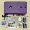 TTONE Guitar Effect Pedals Clean Booster Boost Metal Guitar Effects Pedal True Bypass Kit (purple)