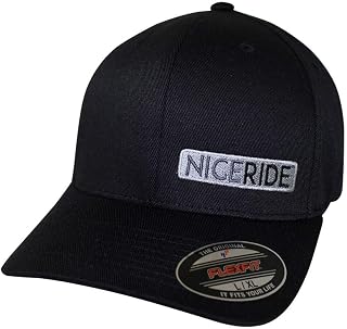 Classic Fitted Premium Hat 6277 for Men, Structured Design, Silver Undervisor, 8-Row Stitching on Visor - Embroidered Logo (Black)