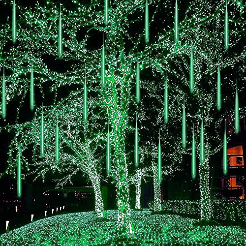 CGUOZI 80cm 8 Tubes 576 LEDS Luci della Pioggia di...