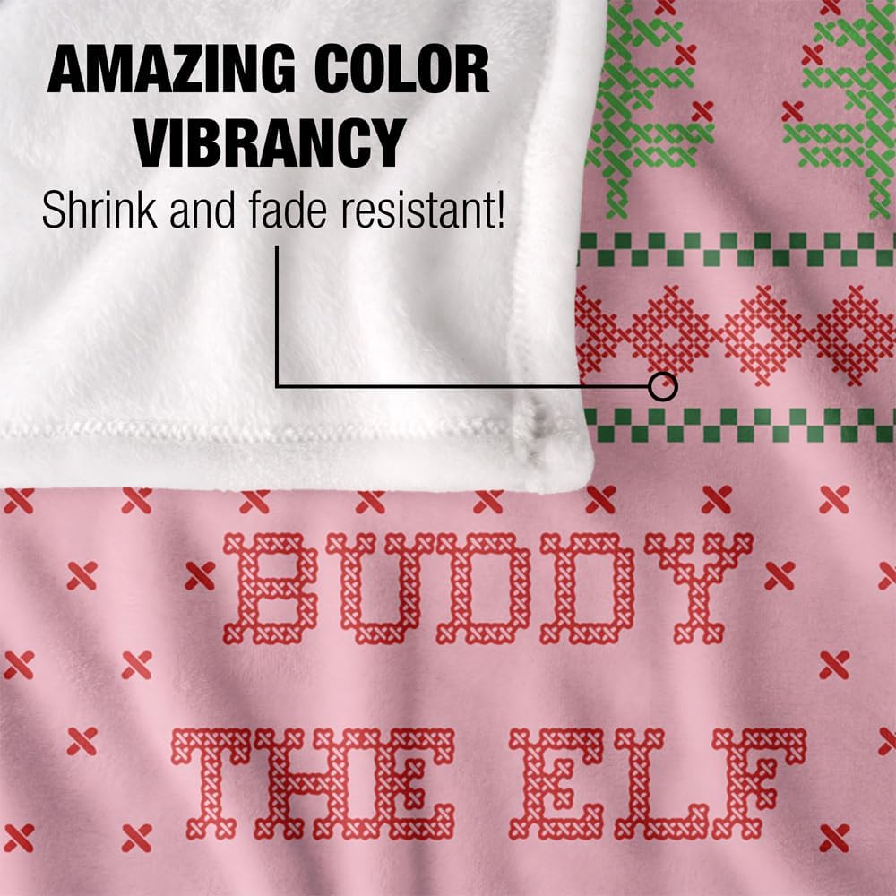 Elf Blanket, 36"x58" What's Your Favorite Color Silky Touch Super Soft Throw Blanket
