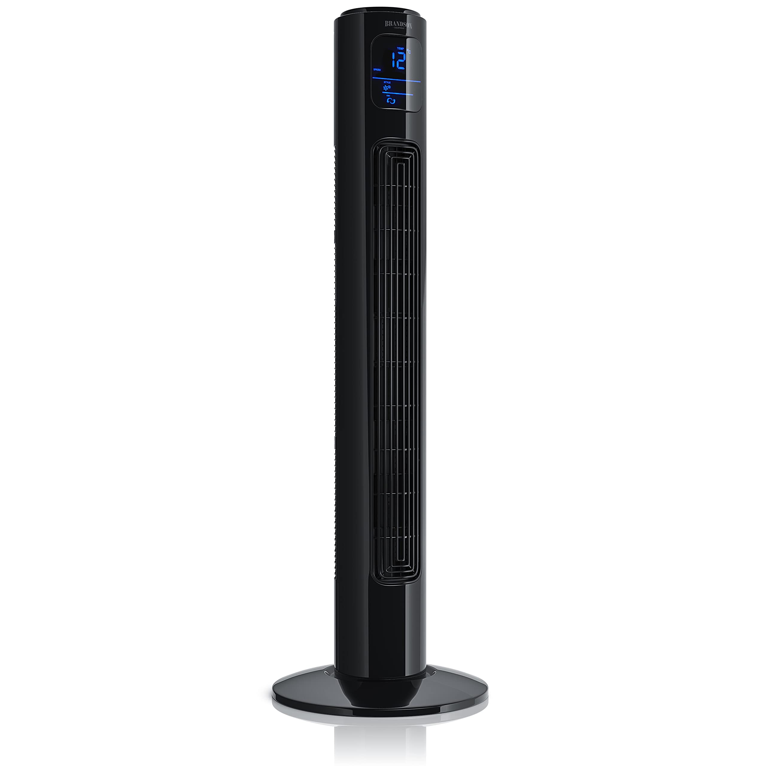 Sichler Turmventilator: Rotorloser 2in1-360°-Ventilator & Luftreiniger, WLAN, App, HEPA, 35 W