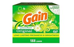 Gain Powder Laundry Detergent Original Scent 133 Loads 123 OZ