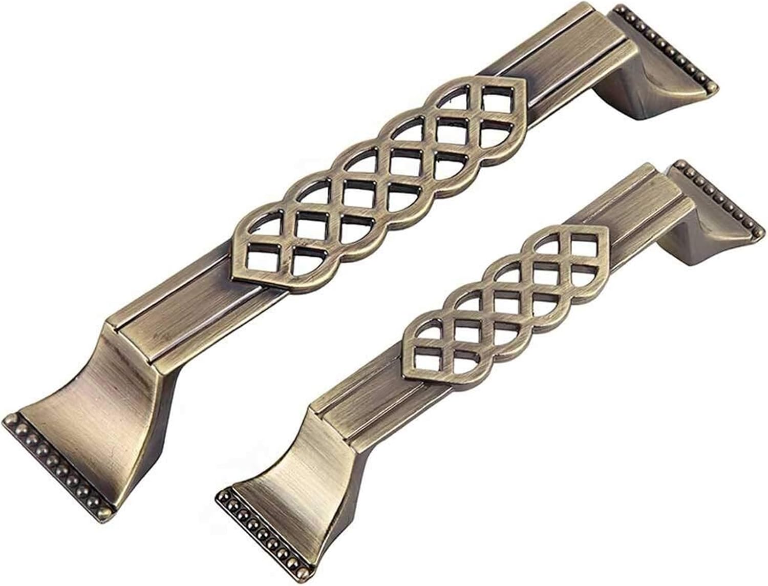 Retro Drawer Dresser Handle Antique Copper Cabinet Handle Kitchen Cabinet Handle Furniture (Size : 96 mm)