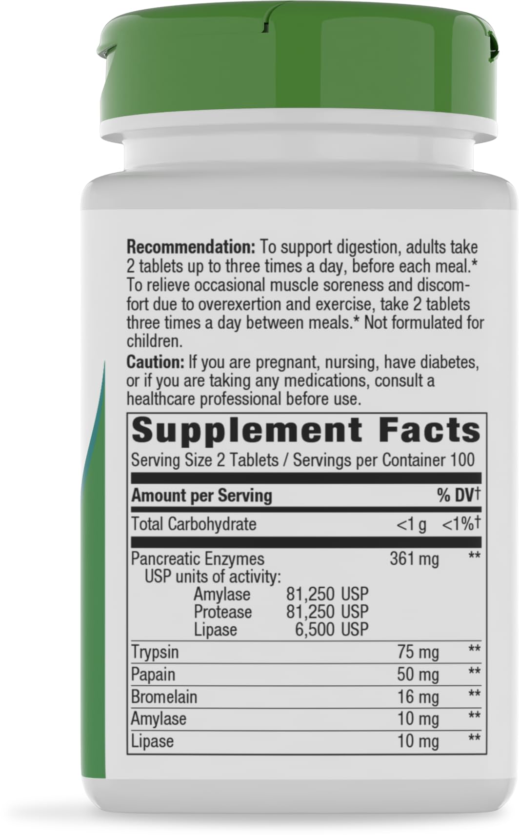 Nature's Way Mega-Zyme, Enzymes for Digestion & Muscle Recovery*(1), 200 ct — Amazon image 9