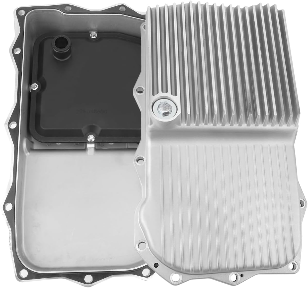 28053000 PPE Heavy Duty Cast Aluminum Transmission Oil Pan w/Filter for 2013-2021 Ram 1500 5.7L V8/3.0L EcoDiesel Engines & 2015-2021 Dodge Challenger/Charger 5.7L/6.4L V8 Engines