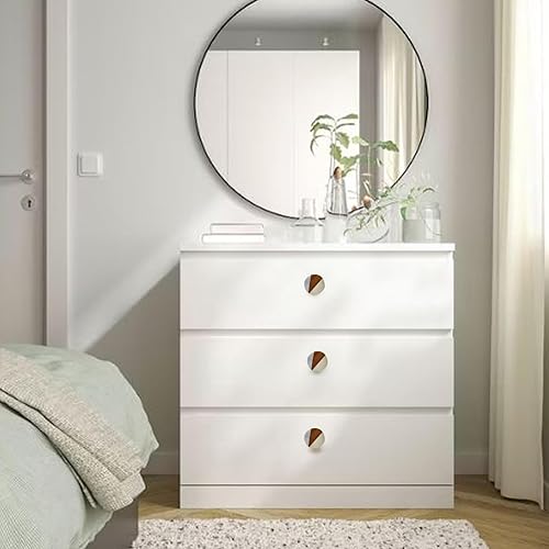 Miniatura 3 de Perilla Home Juego de 6 pomos de madera decorativos para el hogar, gabinetes de cocina, armario, puerta, aparador, armario y tiradores de cajón