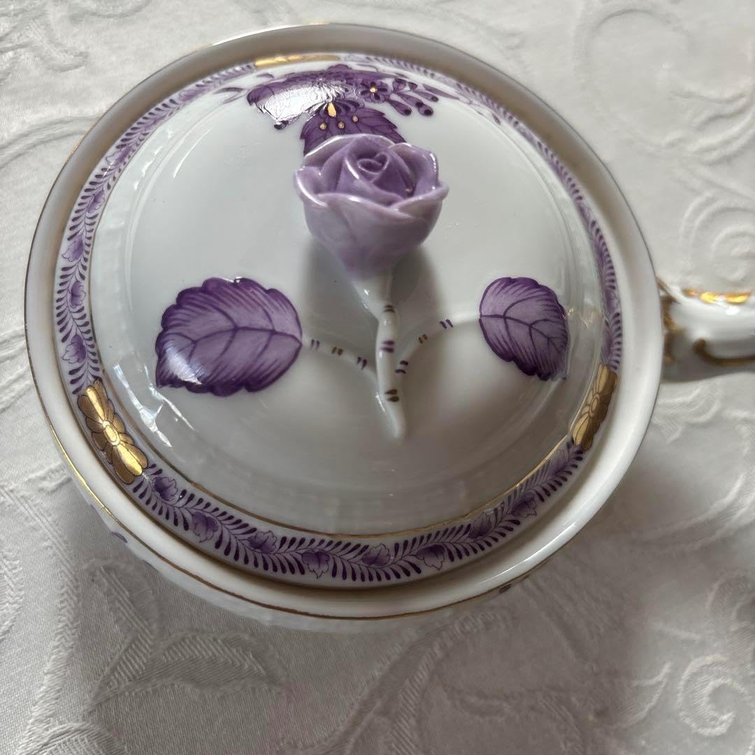 ヘレンド アポニー ハンドル付きスープカップ 箱herend ハンドル付き ヘレンド アポニー ハンドル付きスープカップ 箱herend ハンドル付き