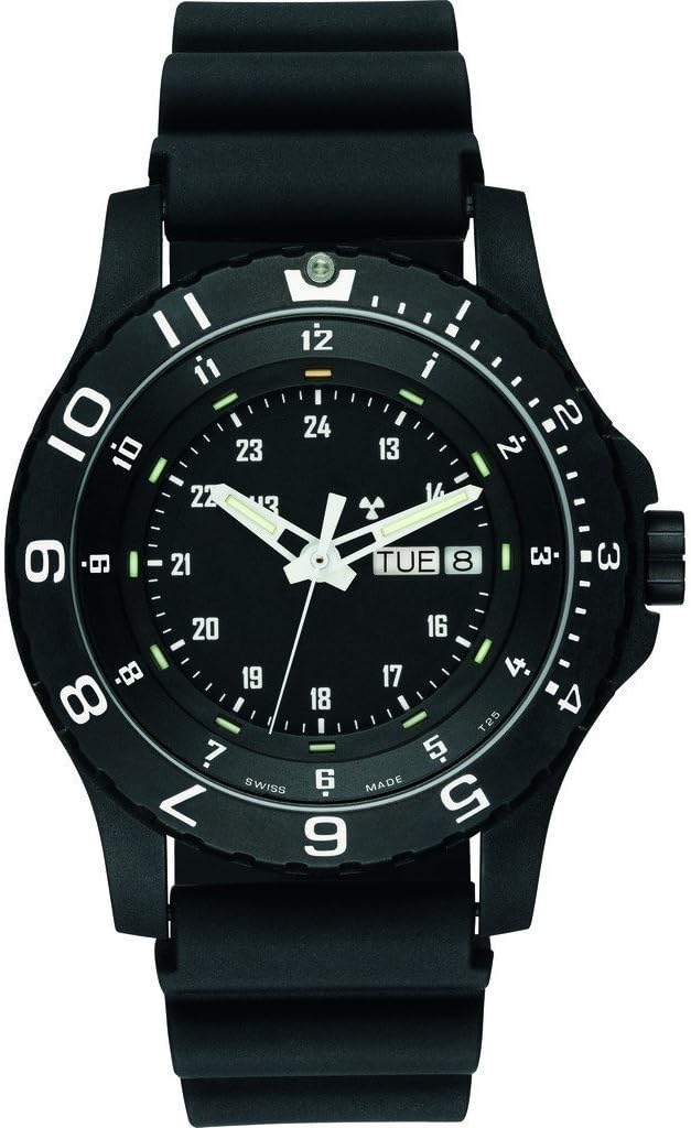 traser h3 P 6600 Type 6 MIL-G Sapphire Watch | Rubber Strap - Black