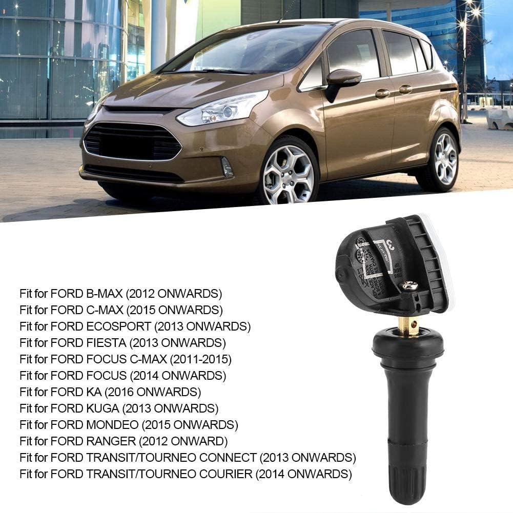 4 Stück TPMS Pressure Sensor, RDKS Reifendrucksensor und Kontrollsystem, Reifendruckkontrollsensoren 2036832 Passend für Ecosport/Fiesta/Focus Reifendruckkontrollsystem