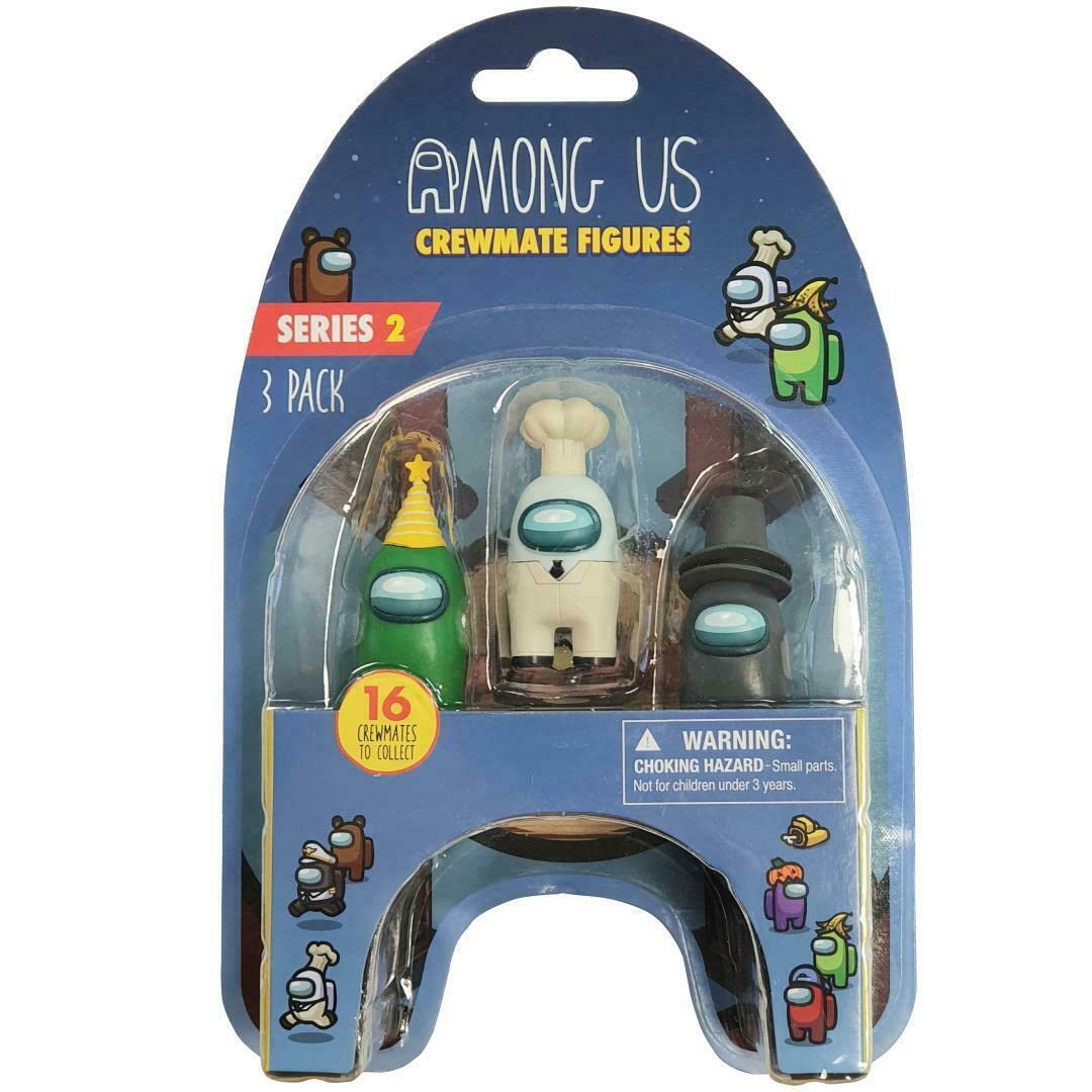 Among Us 3-Pack of Crewmate Figures (Set 2)