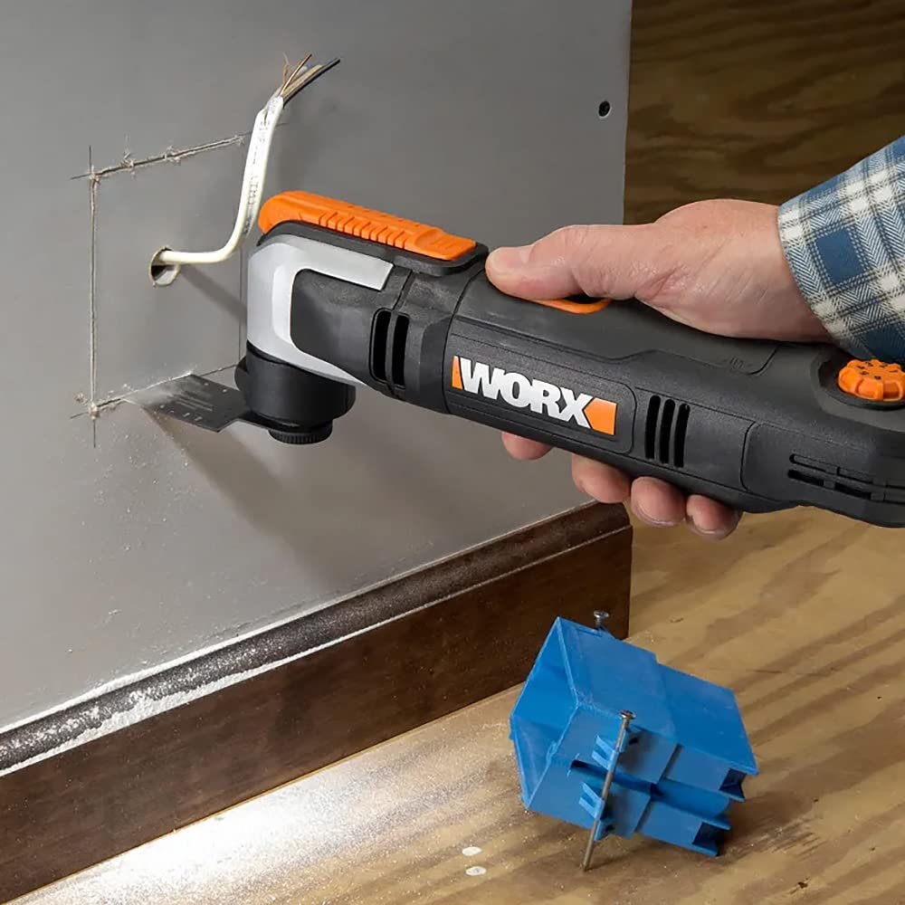 WORX WX686 - Herramienta multifunción (250 W, incluye accesorios y estuche)