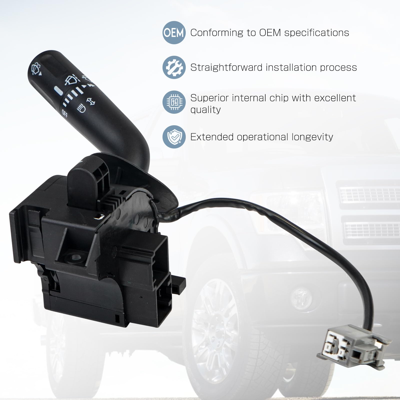 Richtingaanwijzer Wisser Dimmer Schakelaar Voor Ford F-150 2005-2008 & Lincoln Mark LT