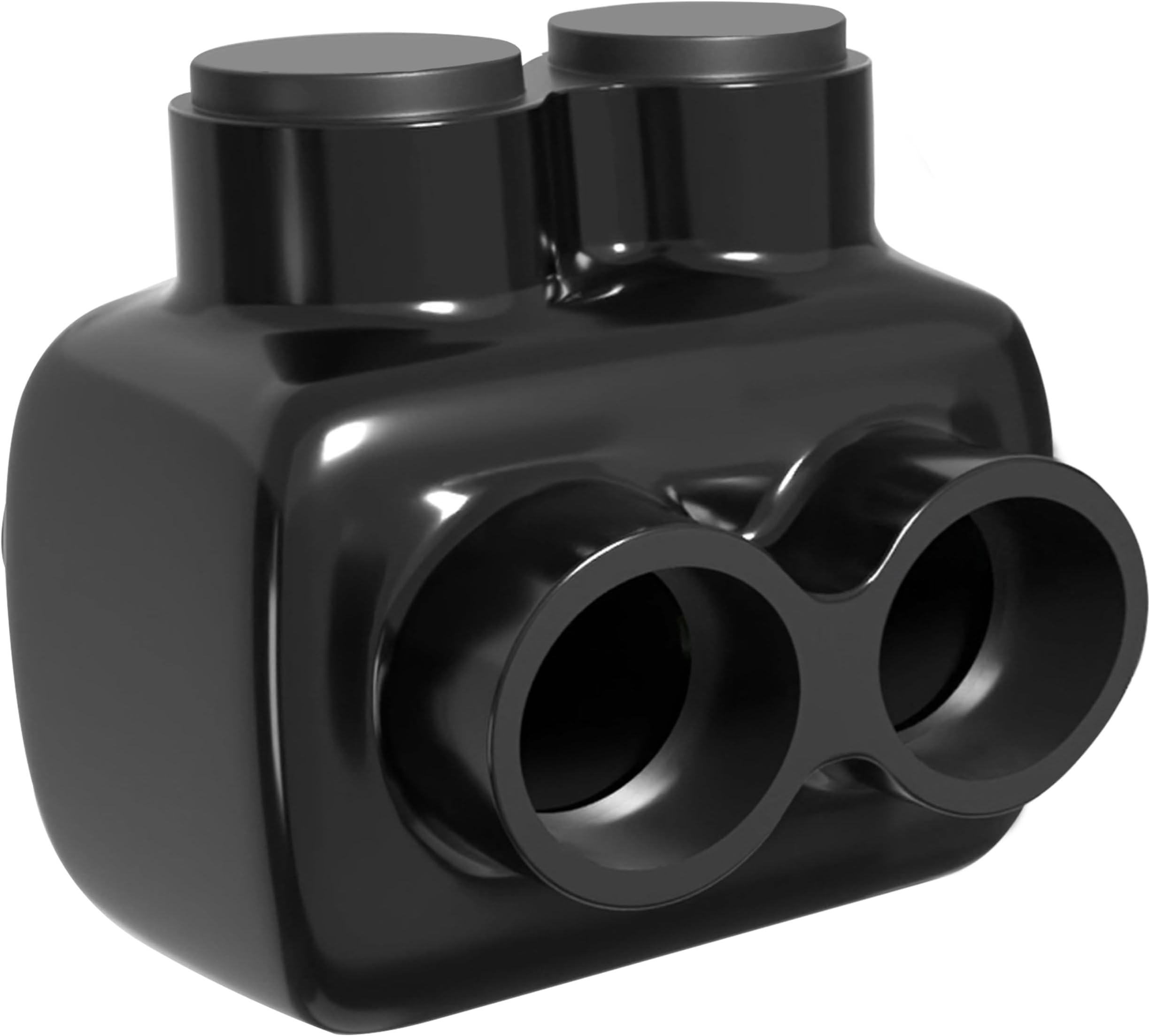 OHLECTRIC Insulated Wire Connector 1 Port Single Side Entry for 2-14 Wire Range Lugs with 5/32 Hex Screw, Pre-Filled with Oxide Inhibitor - Wire Connectors, Electrical Connectors, Wire Tap