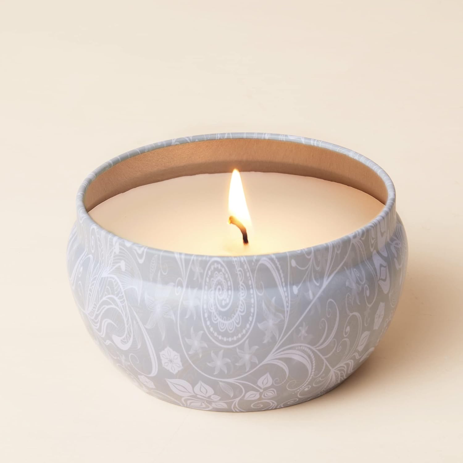 LA JOLIE MUSE Cedarwood & Fir Scented Candle, Aromatherapy Scented Candles Blue Lotus Essential Oil Stress Relief Soy Candles, 6.5Oz Each : Health & Household