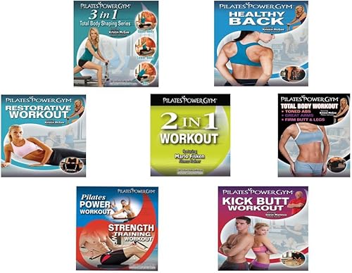 Pilates Power Gym Total Fitness 7 DVD Set