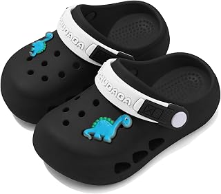 Kids Toddler Clogs Boys Girls Dinosaur Slip on Slides Sandals Summer Beach Pool Outdoor Water Shoes Shower Slippers Garden Clogs