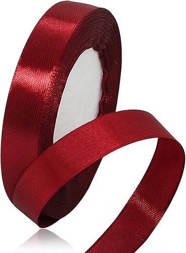 Miniatura 14 de Cinta de satén dorada de 3/4 pulgadas x 25 yardas, cinta de tela de color sólido para envolver regalos, manualidades, fabricación de lazos