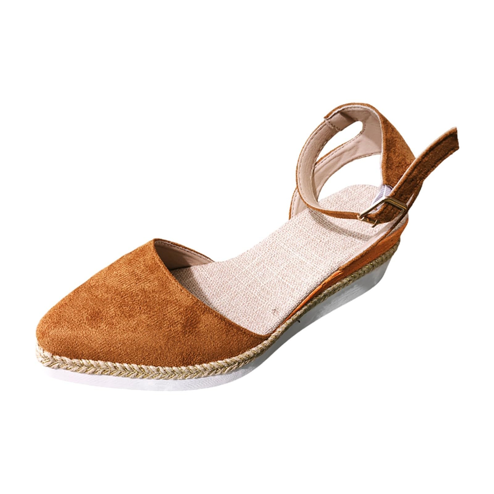 Sandali sportivi estivi moda, comode scarpe da passeggio in rete con punta tinta unita