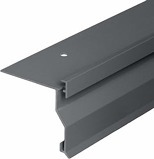 Terralith Drainage Randabschlussprofil -Aluminium Anthrazit- 10 mm (Länge 2