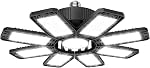 Garage Lights - 240W LED Garage Light 1 Pack 24000lm Garage Lights Ceiling LED with 8 Deformable Panels, Shop Light 6500K fit for E26 E27 Bulb Socket, Lighting for Workshop Basement Barn