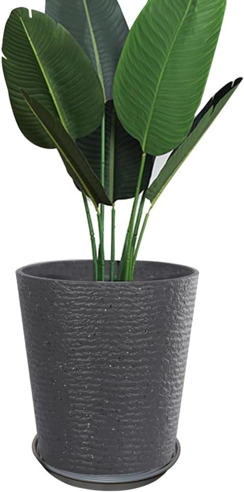 Amazon.co.jp: プランター 大型 おしゃれ 受け皿付き 植木鉢 大型 軽量