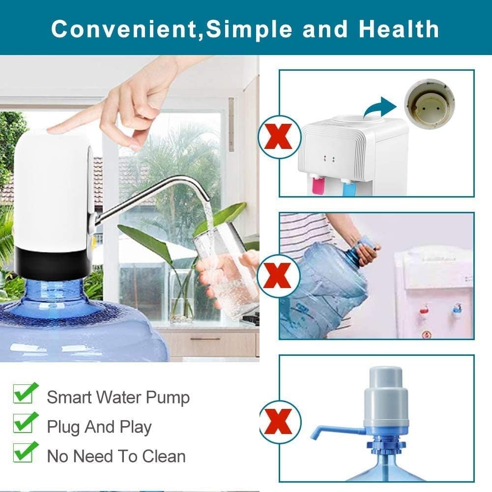 Automatic Wireless Water Can Dispenser Pump for 20 Litre Bottle | Rechargeable Electric Water Pump with Low Noise & High Efficiency | Portable Drinking Water Dispenser for Home, Office & Outdoor Use 2