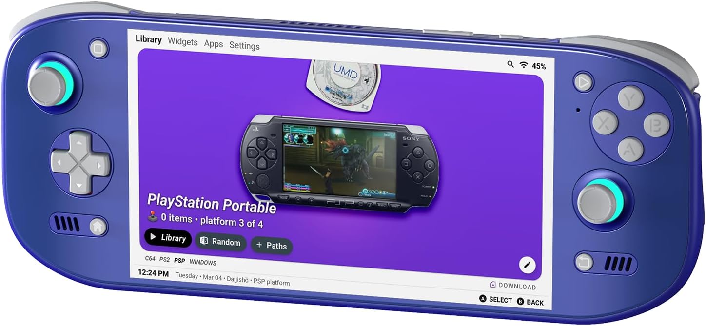 2 Portal Max Handheld Gaming Console: 7" 120Hz OLED, Snapdragon 8 Gen 2, 16GB RAM, 1TB Storage, Android 13, 8000mAh, Retro & Modern Gaming