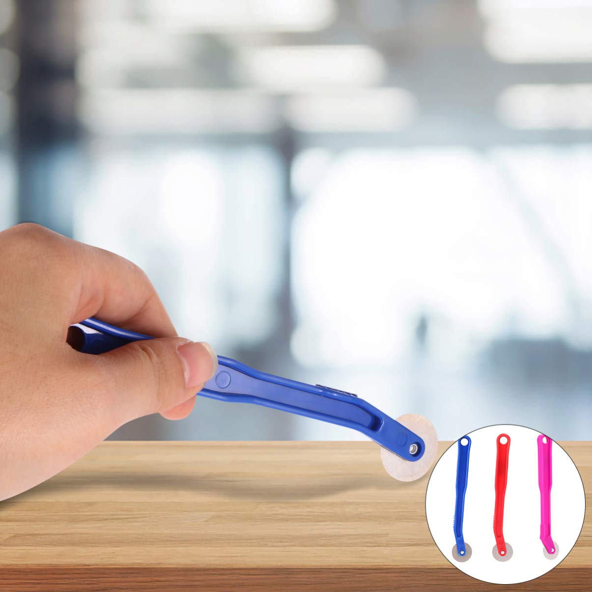 3 Rotelle Tracciatura Per Cucito - In Acciaio Inox Per Stoffa E Pelle | Distanziatore Segnapunti - Foto 3