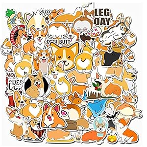 Auto Stickers En Stickers Dloemen 50 Stks Leuke Auto Stickers Balans Auto Scooter Locomotief Motorfiets Batterij Auto…