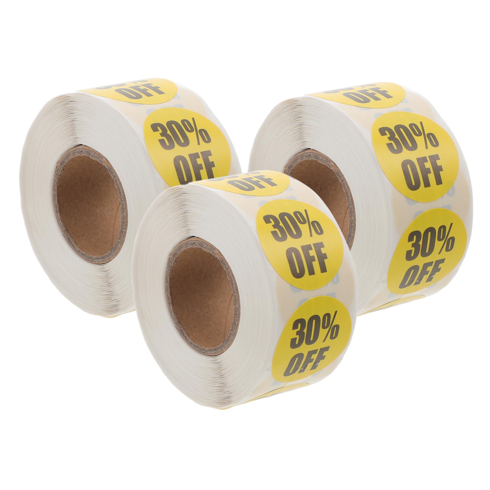 SEWACC 15 Rouleaux D'Autocollants Avec Logo Autocollants Ronds Colorés Cercle Pour Cent De Réduction Pour Petits Pour Magasins De