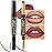 evpct 1Pcs Dark Brown Lip Liner and Lipstick Set Kit for Women Matte Lips Kit with Lip Liner Lip Stains Long Lasting Waterproof 24 Hour Lipstick and Lip Liners Combo Lipliners Pencil Set 11