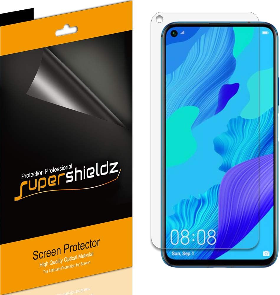 Supershieldz (6 Pack) Designed for Huawei Nova 5T Screen Protector, High Definition Clear Shield (PET)