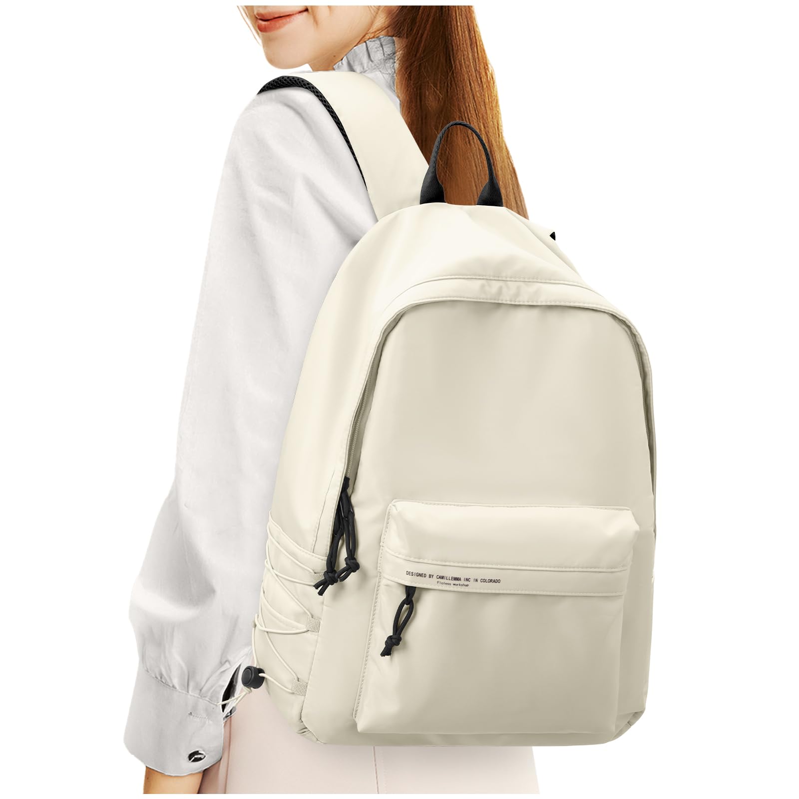 HYC00 Mochilas Escolares Adolescente Mochila para Instituto Chica,Ligera Backpack Casual Bolsos Mochila Colegio Universitaria Mochila Mujer Impermeable Mochila Portatil 14 Pulgadas Daypack