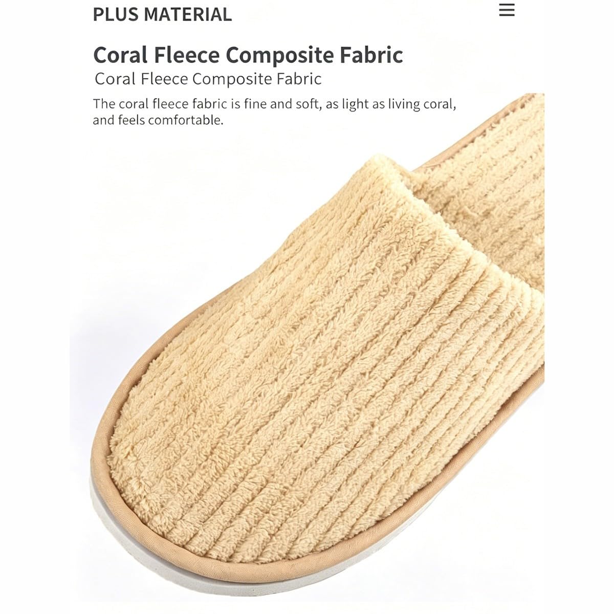 50 Paia Pantofole Hotel Spa Punta Chiusa, Pantofole Monouso in Velluto Corallo per Ospiti, Pantofole Antiscivolo con Suola Spessa 6mm per Casa Feste Piscina e Viaggio
