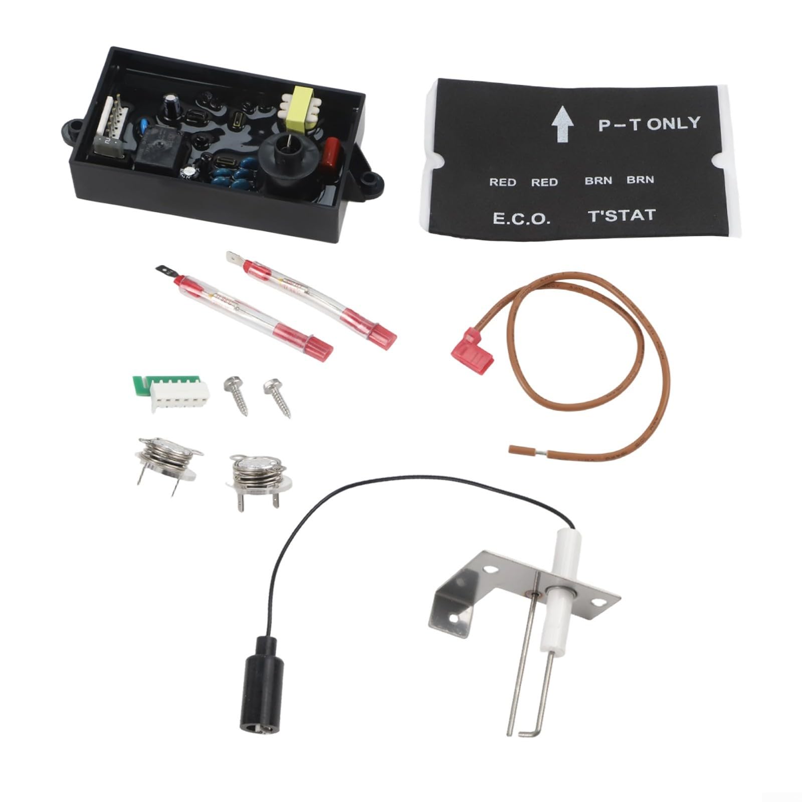 Kit di manutenzione 3 in 1 per scaldabagno per camper, include scheda di controllo TCO ECO e accenditore per Atwood 91365 91447 93868 G6A 2E/3E/4E/6E/7E/8E