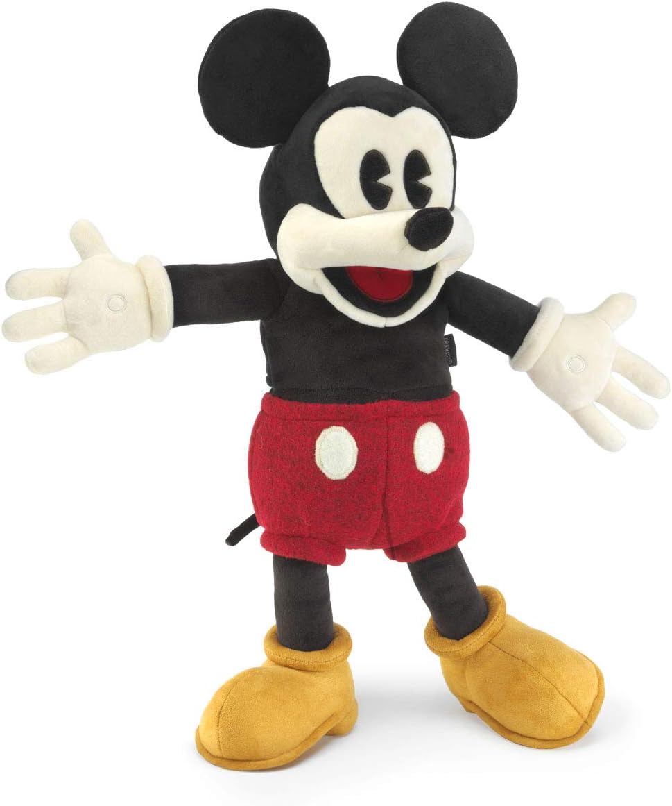 Folkmanis Vintage Mickey - Disney Character Puppet, Black, Gold, Red, White