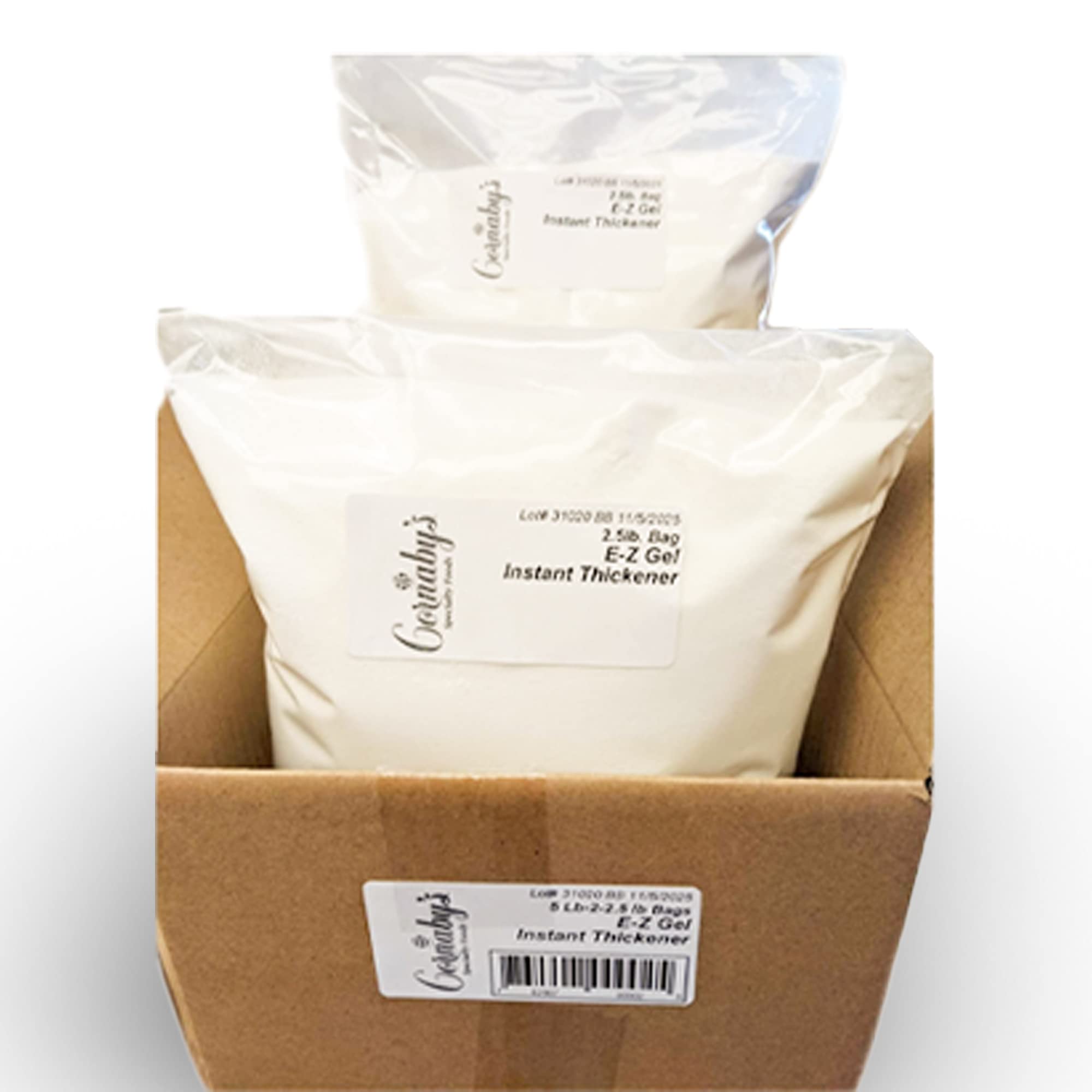 Cornaby's E-Z Gel Instant Food Thickener 5 Pounds | Gluten-Free, Non-GMO, All-Natural, Instant Food Starch Granules For Thickening Sauces, Soups, Gravy, Desserts, Salad Dressing, and More! Pack of 1