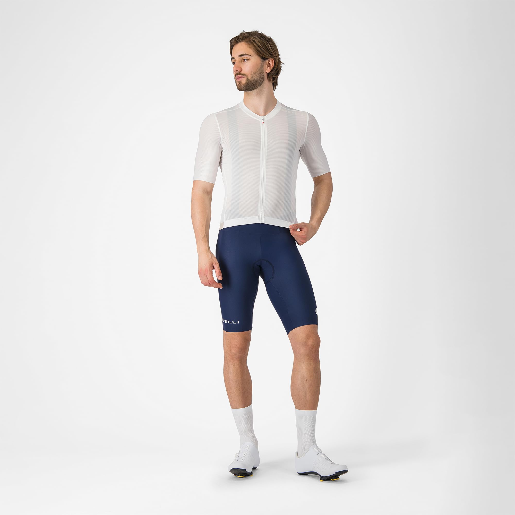 CASTELLI Espresso 2 Jersey da uomo, UPF 30 Performance Cycling Jersey per allenamento con clima caldo, lunghe passeggiate e uso quotidiano su strada