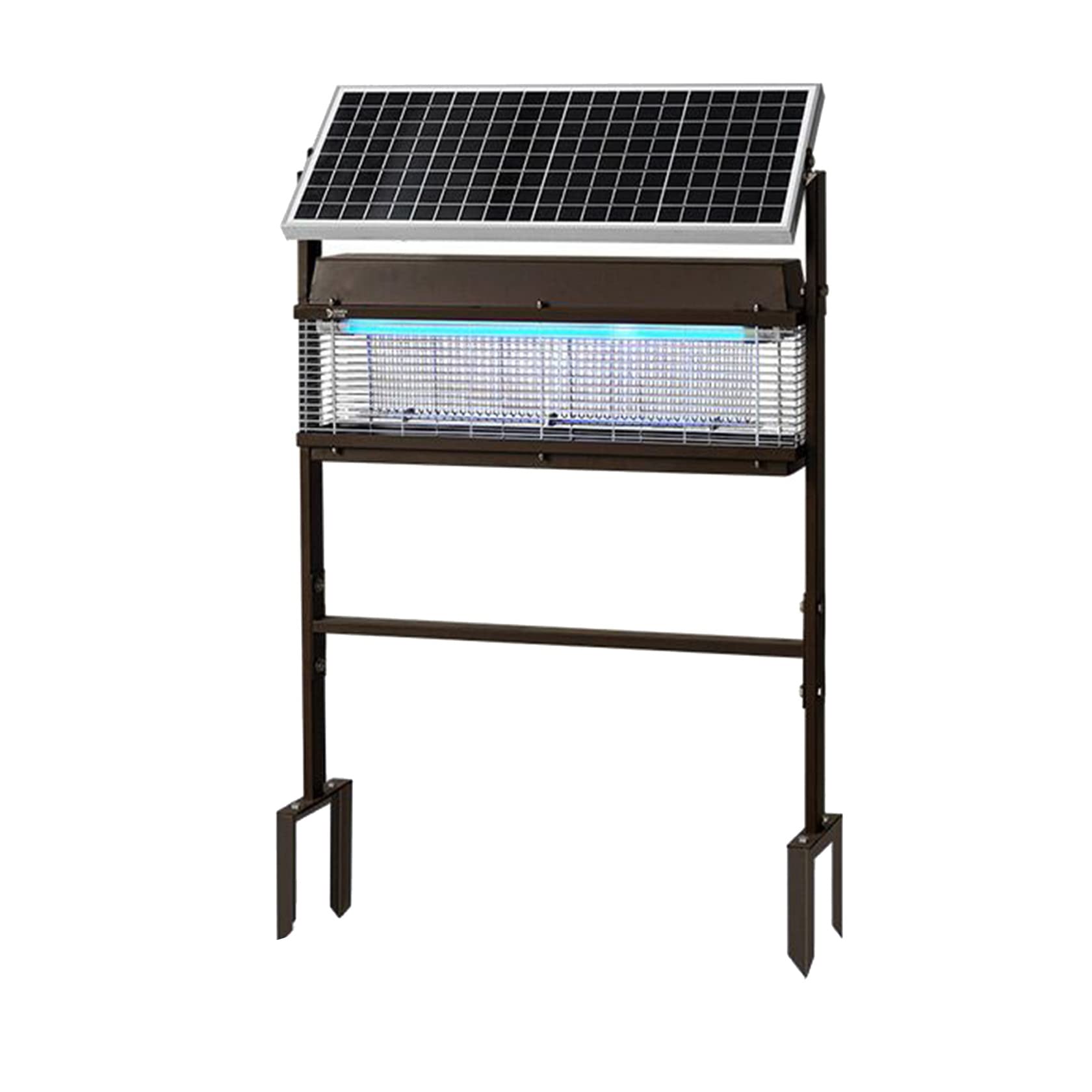 Lampada antizanzare 5000 V, Zapper Solare, Doppia Lampada UV/LED, Carica Solare Super Veloce da 25 W, Batteria al Litio 32000 mAh, Copertura di 200 m² per Camera da Letto, casa, Giardino, Cortile,