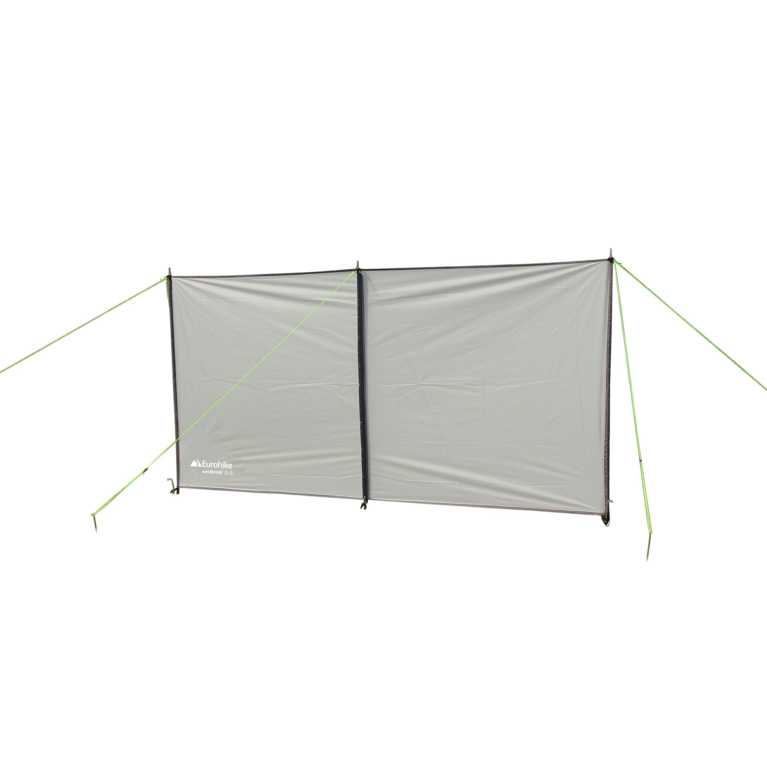 Eurohike 3-Pole Windbreak, Sun Shelter, Privacy Shelter, Beach, Holidays, Picnic's, Garden, Caravaning, Festival Essentials, Camping Equipment, Camping Accessories, Grey