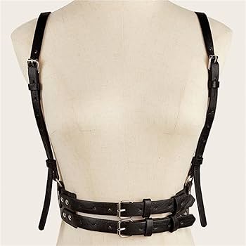 Amazon.co.jp: ボディーハーネス パンクスタイルの女性のための路上で