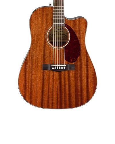 Amazon.com: Fender CD-140SCE All-Mahogany Dreadnought Cutaway