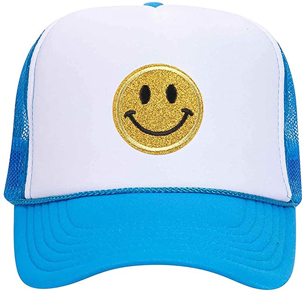 Buy Fashion Sequins Baseball Cap Printing Neon High Crown Foam Mesh