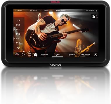 Atomos Ninja RAW ProRes/ProRes RAW Monitor-Recorder with Camera Control for HDMI & mirrorless Cameras