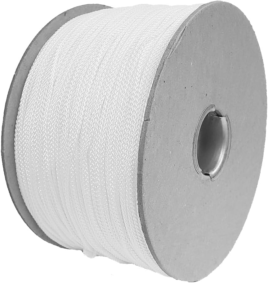 24lb Triple Braided Polyester Dacron Fishing/Scuba Reel Line, 1lb Spool/675ft - Low Stretch, UV Resistant, Durable Marine Utility Line